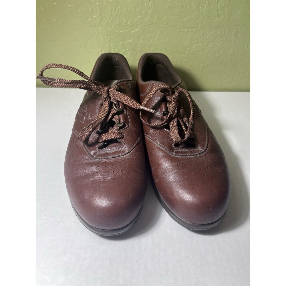 SAS Tripad Shoes Womens Free Time Teak Brown 8 M Leather Walking Comfort USA